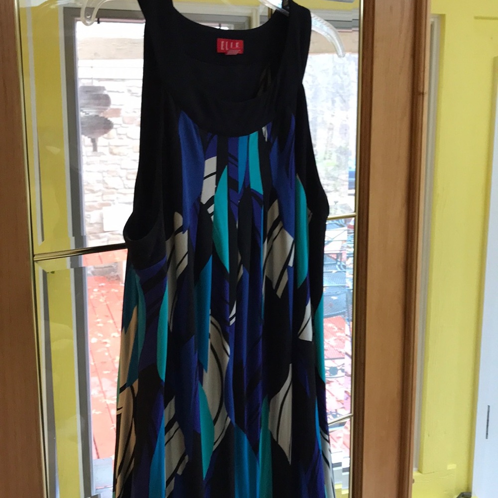Elle tunic dress. Beautiful bright blue and comfy